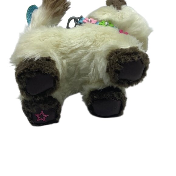 American Girl Doll Pet Himalayan Siamese Kitty Cat Plush Poseable Leash Harness - Picture 5 of 7